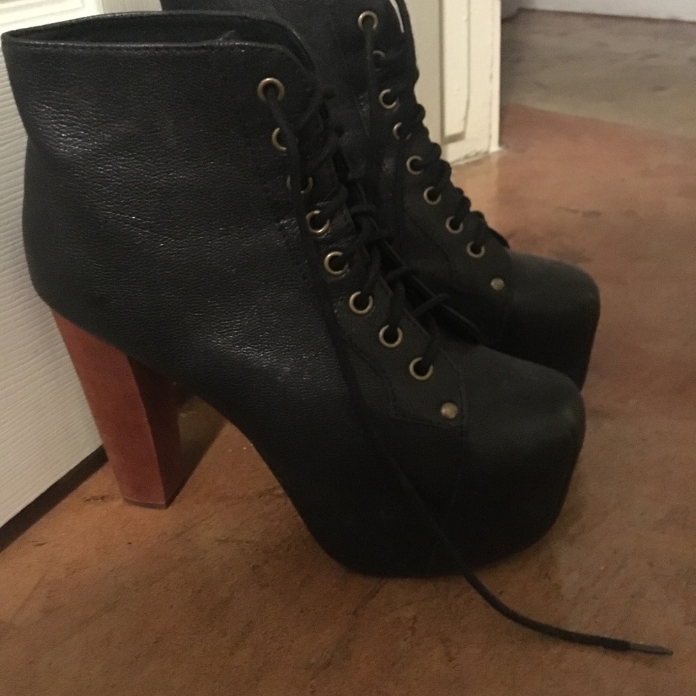 Like New Jeffrey Campbell 'Lita' - Black, 8.5M
